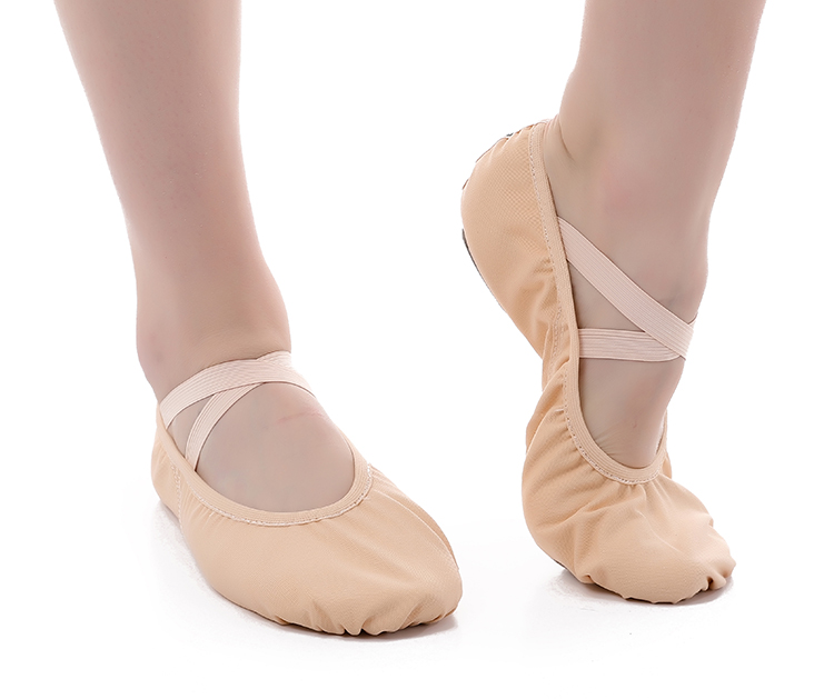 Black Canvas Ballet Shoes