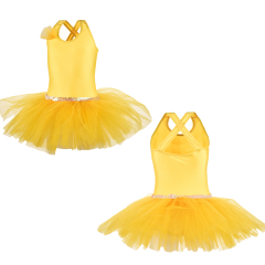 Yellow Ballet Tutu Dress
