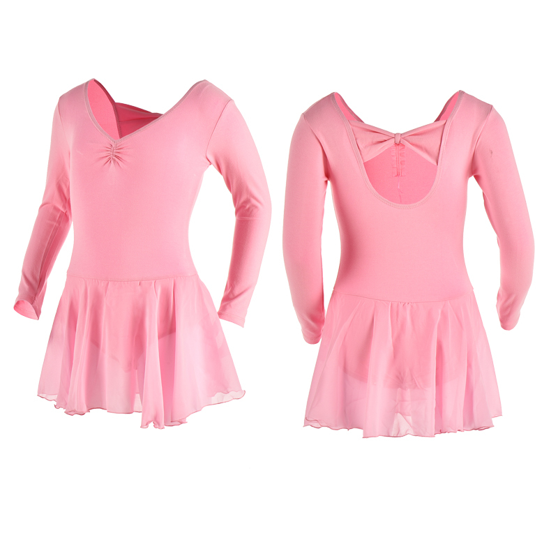 Pink Ballet Leotard And Skirt