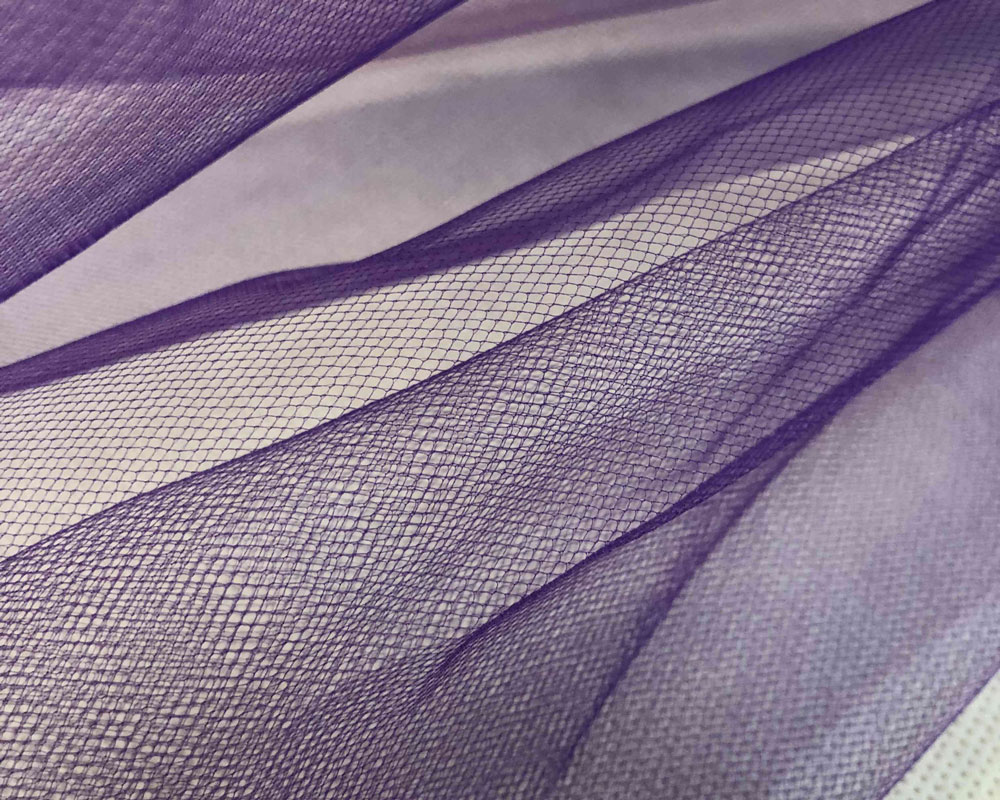 Square Mesh Fabric purple