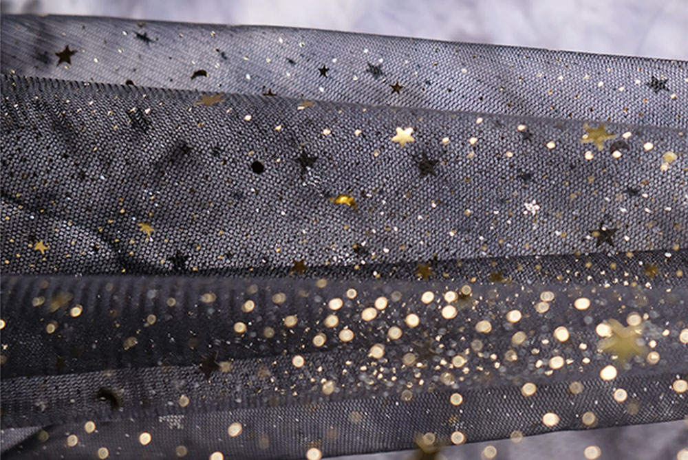 star-mesh-fabric-black