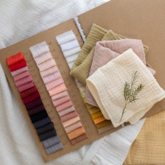 Custom Made Organic Muslin Washcloths Set for Babies