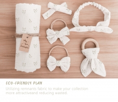 100% Cotton Customized Prints Baby Blanket Muslin Wraps