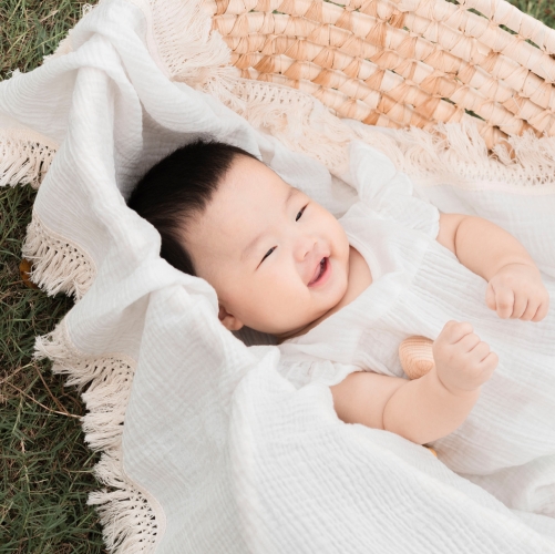 Boho Fringes Receiving Organic Swaddle Wraps