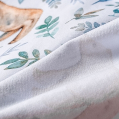 Custom Print on Cotton/Lycra Jersey Fabric | 95% Cotton 5% Spandex | Animal Prints