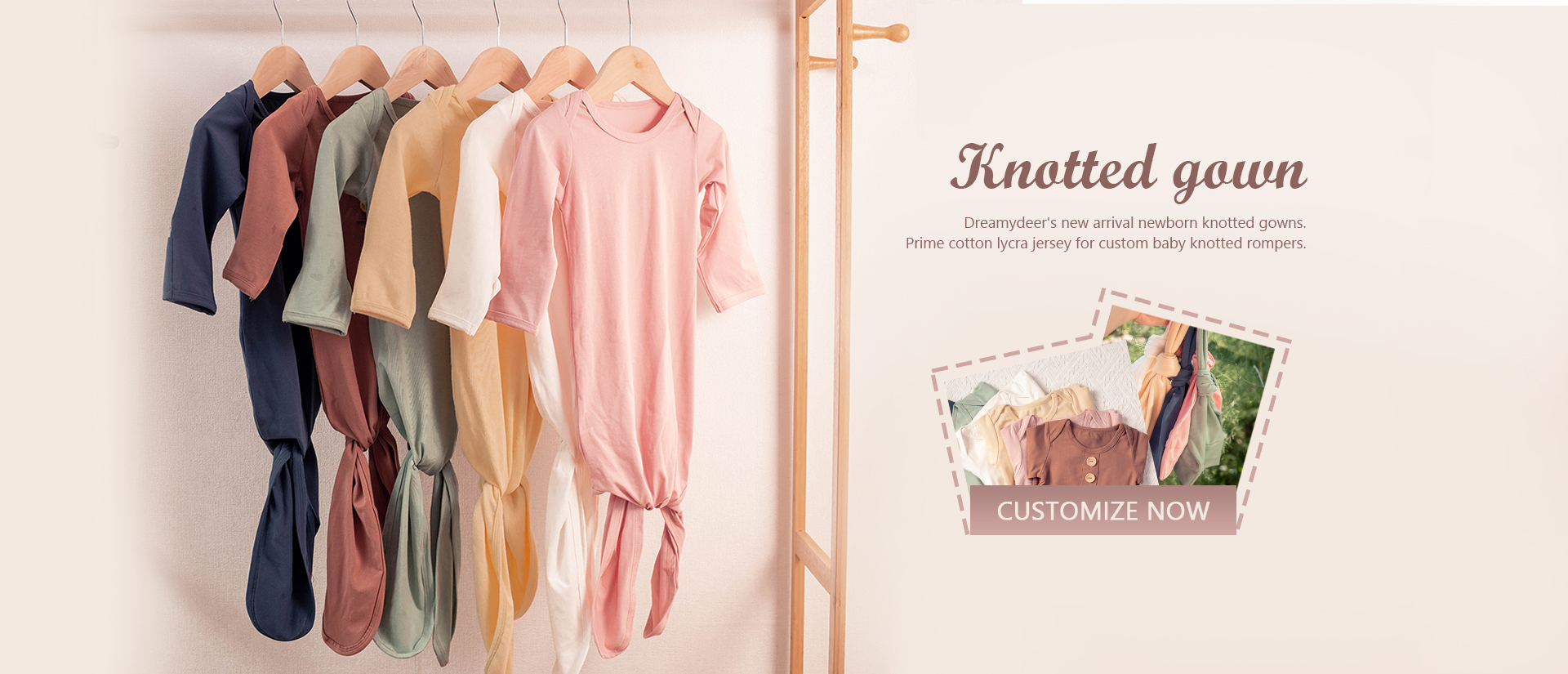 How to make your own baby knotted gown brand ?