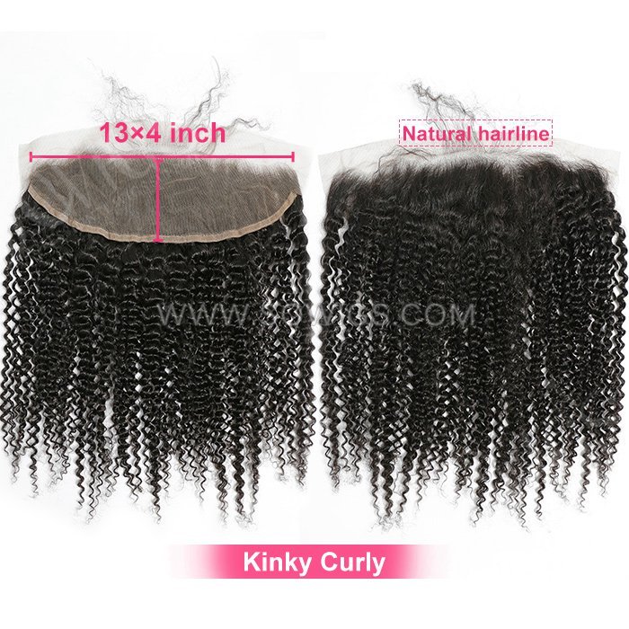 13*4 /13*6 Lace Frontals 12A Top 100% Unprocessed Virgin Human Hair Natural Color