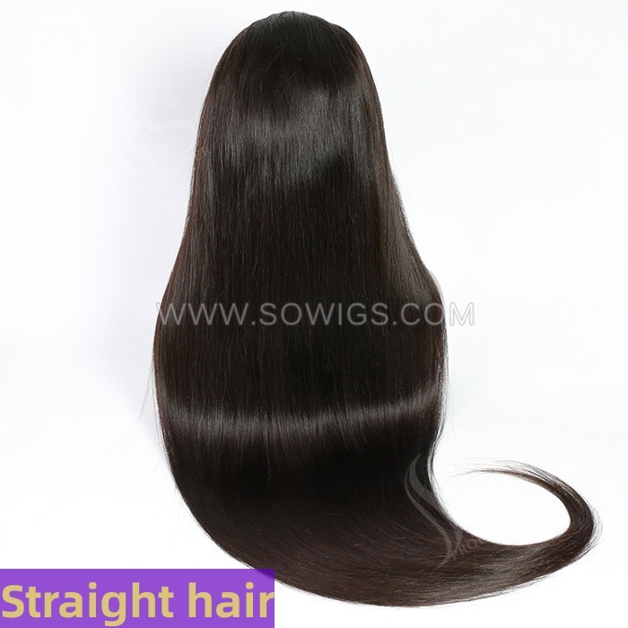 Full Lace Wigs 130% Density Virgin Human Hair Natural Color