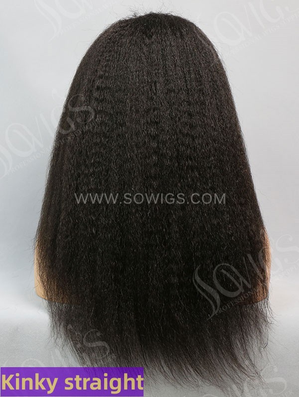 Full Lace Wigs 130% Density Virgin Human Hair Natural Color