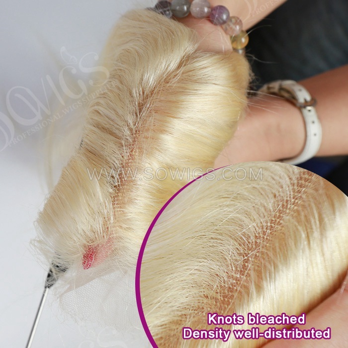 Premium grade Blonde Color 613# 13*4/ 13*6 Transaprent /HD Lace Frontals 100% Unprocessed Virgin Human Hair