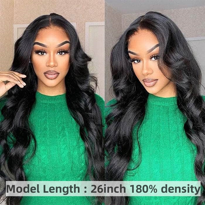 130% /180% /300% Density Body Wave 13*4 Lace Front Wigs 100% Unprocessed Virgin Human Hair Wigs Natural Color