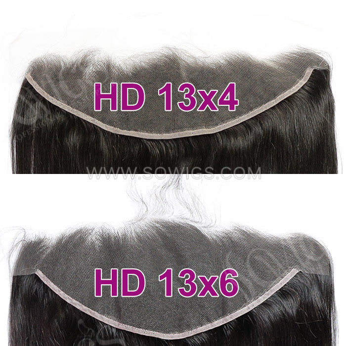 13*4/13*6 HD Lace Frontals Premium grade 100% Unprocessed Virgin Human Hair Natural Color