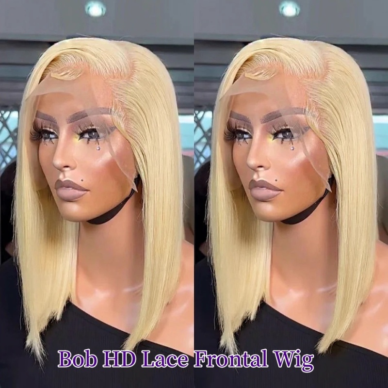 613# BOB HD 13x4 Lace Wigs 200% Density Lace Wigs 100% Virgin Human Hair Wig