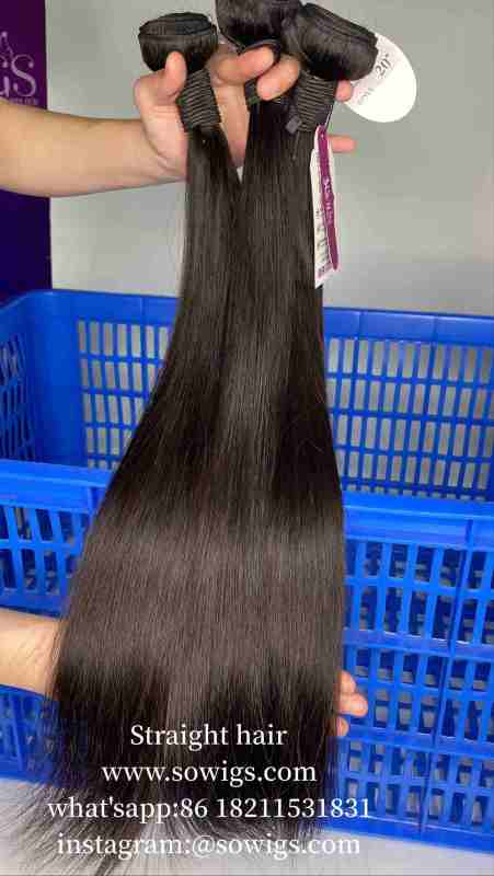 Sowigs 12A Top Straight Hair Virgin Hair 1/3 Bundles Deal