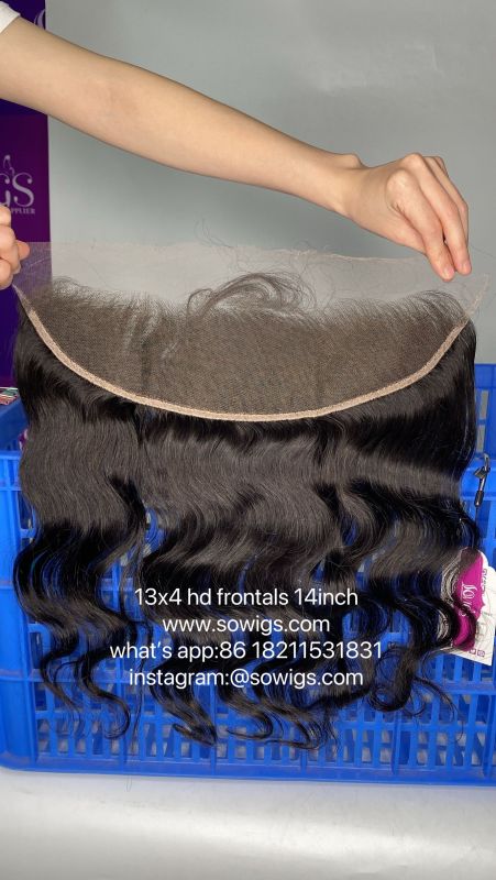 13*4 /13*6 Lace Frontals Premium grade 100% Unprocessed Virgin Human Hair Natural Color