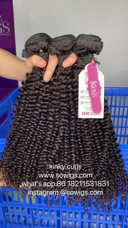 Sowigs 12A Top Kinky Curly Virgin Hair 1/3 Bundles Deal