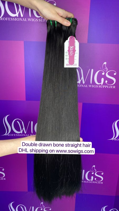 Premium grade 1 Bundle Double Drawn Hair 12-34inch Factory Price Various Style 100% unprocessed Virgin Human Hair Extension
