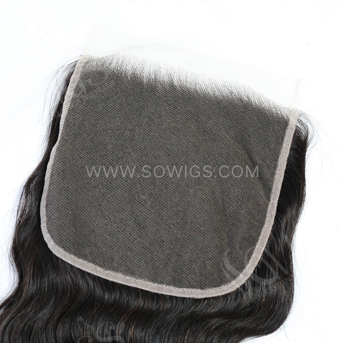 Sowigs 7x7 HD Lace and Transparent Closure 100% Unprocessed Virgin Human Hair Natural Color