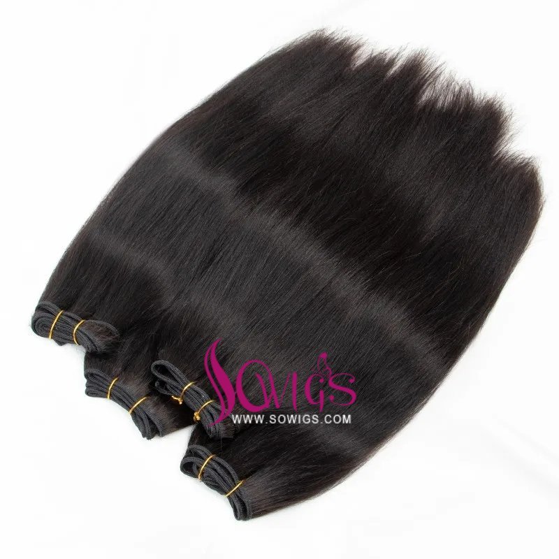 Sowigs 12A Top Yaki Straight Hair Virgin Hair 1/3 Bundles Deal