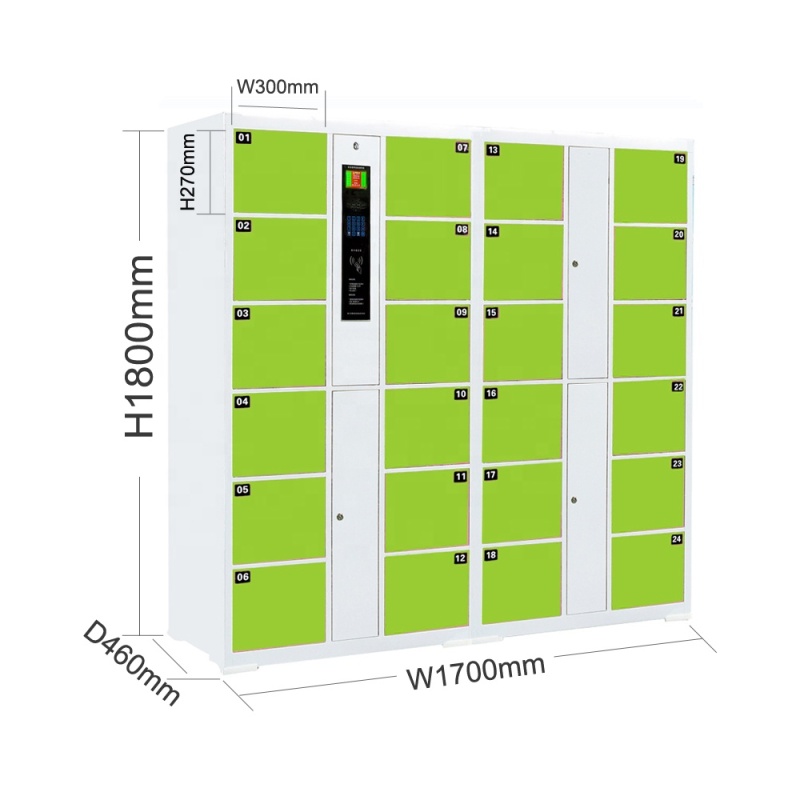 Staff locker everpretty gym cabinet swipe card system smart luggage parcel lock in supermarket smart beach lockers