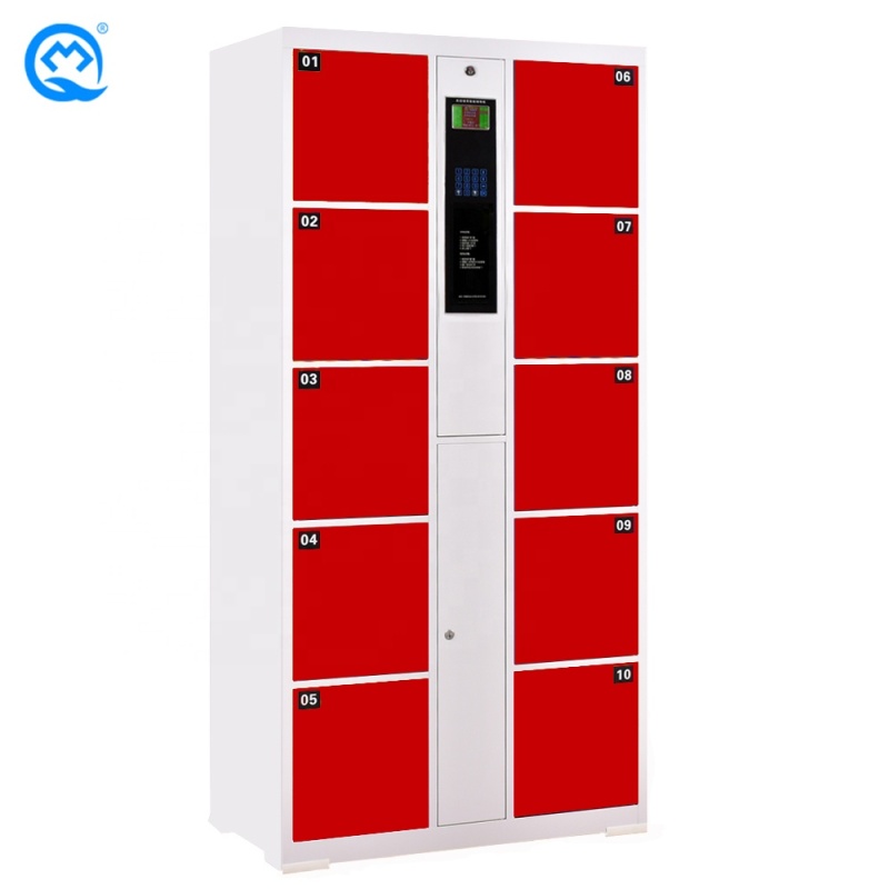 Smart Luggage Locker High Quality Cold Rolled Steel Self-code Recognition Locker For School/Gym