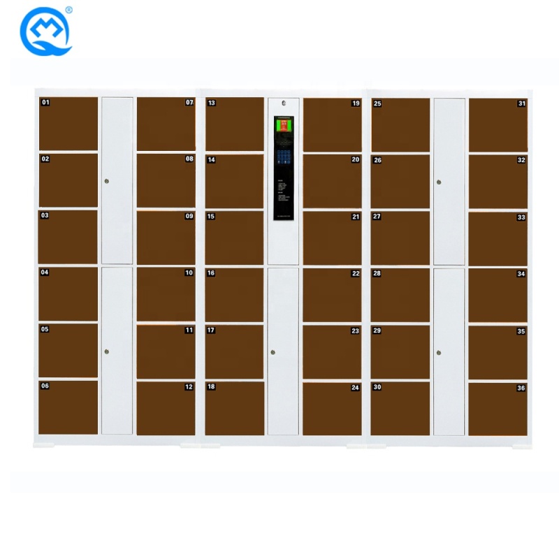 High Quality 36 Door Electronic Cold Rolled Steel Delivery Locker for Gym /Bar Coffee Locker