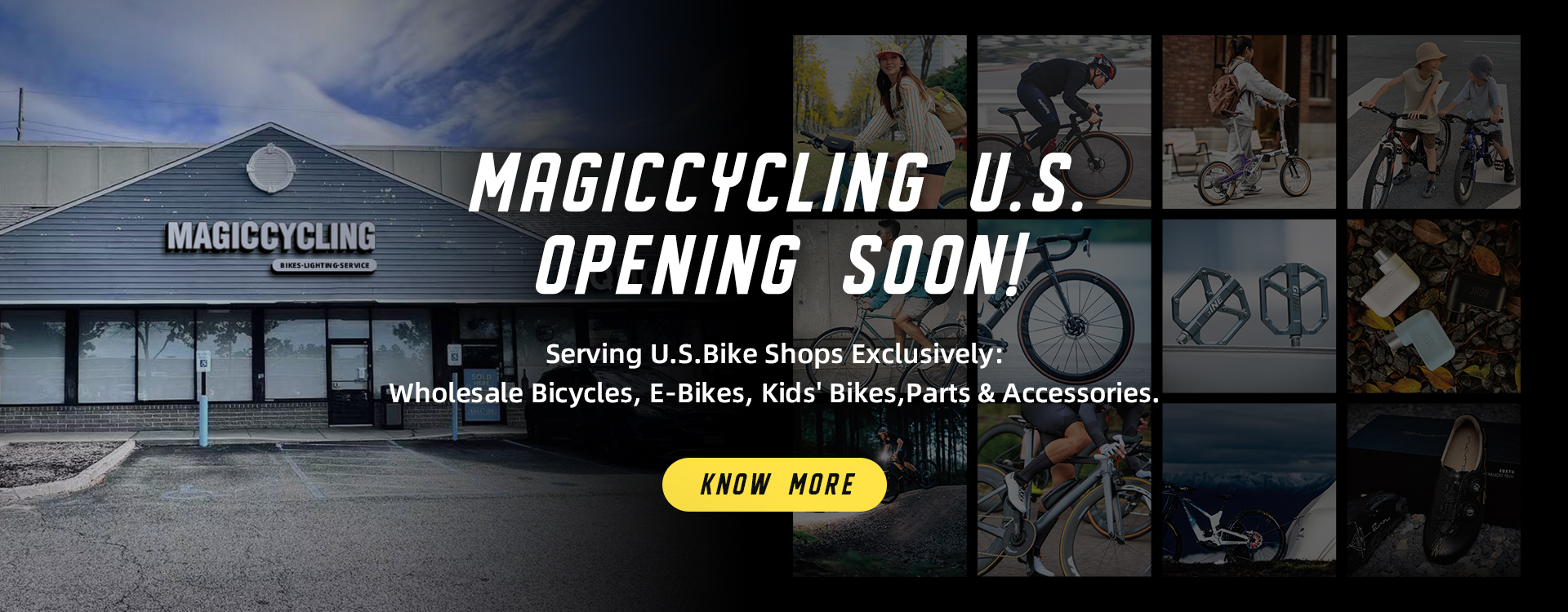 Magiccycling U.S. Opening soon!