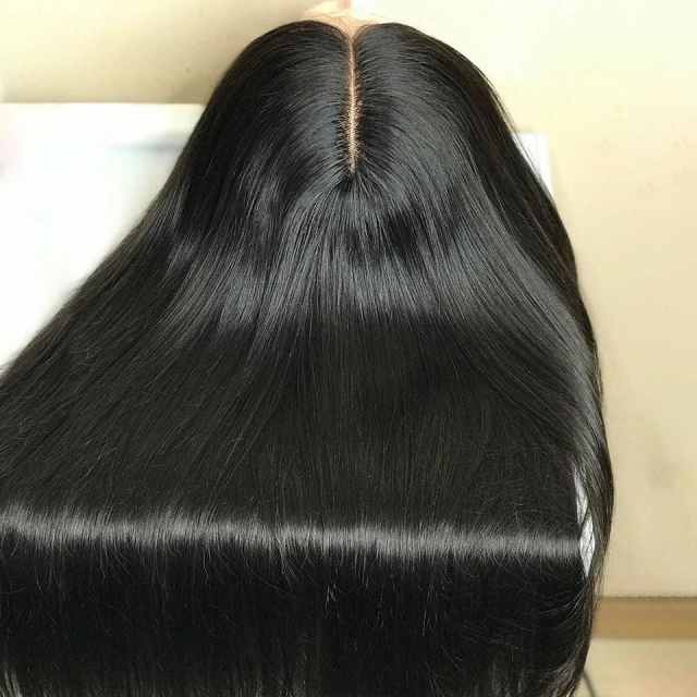 Beicapeni Straight Wave 13x4 Frontal Lace Wigs Made By Hair Bundles With Frontal 180%Density