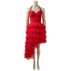 The Suicide Squad 2021 Harley Quinn Red Dress (With Boots)
