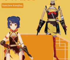 Genshin Impact Xiangling Cosplay Costume (Budget)