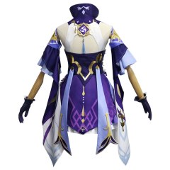 Genshin Impact Keqing Cosplay Costume (Budget)