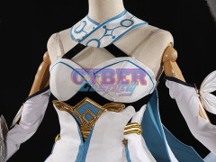 Ready to Ship Genshin Impact Traveler Lumine Cosplay Costume Upgraded Version C02895