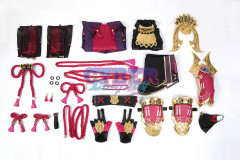 Genshin Impact Kuki Shinobu Cosplay Costume Jacquard Version C02058