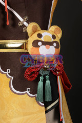 Genshin Impact Xiangling Cosplay Costume C02809