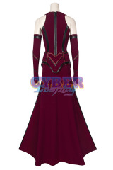 New Show Wanda Vision Scarlet Witch Wanda Finale Cosplay Costume C00296 Knit Version