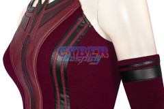 New Show Wanda Vision Scarlet Witch Wanda Finale Cosplay Costume C00296 Knit Version