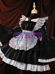 My Dress-Up Darling Kitagawa Marin Black Lobelia Maid Outfit Cosplay Costume C02873
