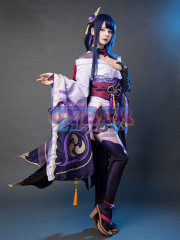 Genshin Impact Raiden Shogun Cosplay Costume Updated Version C01054