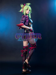 Genshin Impact Kuki Shinobu Cosplay Costume Jacquard Version C02058