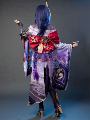 Genshin Impact Raiden Shogun Cosplay Costume Updated Version C01054