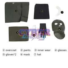 2022 Riddler Cosplay Costume C01026
