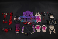 Genshin Impact Kuki Shinobu Cosplay Costume C02885