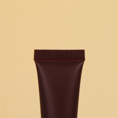 Matte Dark Brown Customized Colored 30ml Massage Cream Applicator Packaging Tube for Cosmetic