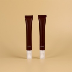 Matte Dark Brown Customized Colored 30ml Massage Cream Applicator Packaging Tube for Cosmetic