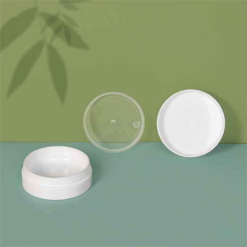 Small Plastic Containers Skincare Scrub Jars Bulk Sample 30 Ml PP Face Container White Hair Cream Jar