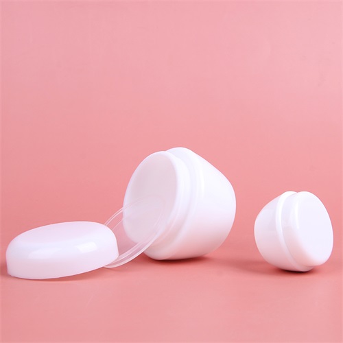 5ml 10ml 20ml 40ml Small White Skincare Cosmetic Jars Cone Shaped Eye Cream Canisters Packaging