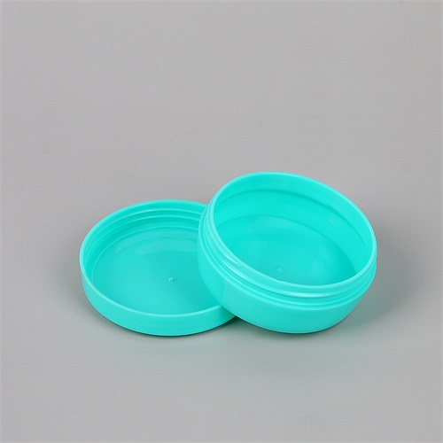 38ml Portable Factory Cosmetic Packaging PP Cream Jar Hair Wax Jar with Lid Flat Shape