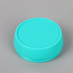 38ml Portable Factory Cosmetic Packaging PP Cream Jar Hair Wax Jar with Lid Flat Shape