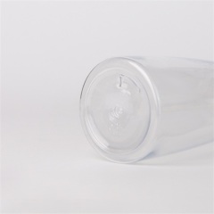 200ml 350ml Unique Shape Clear Slender Lotion Pump Bottle For Skincare Packaging