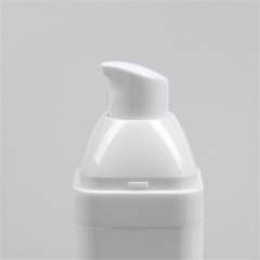 30ml 1oz White Square Acrylic Airless Lotion pump Refillable Bottle For Cosmetic Packaging